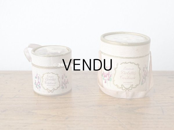 画像8: アンティーク とても小さな菫のパフュームボックス　＆　ボトル  ESSENCE VIOLETTES DE TOULOUSE - BERDOUES FRANCE - (8)