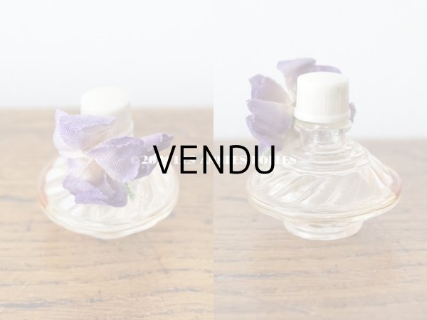 画像2: アンティーク とても小さな菫のパフュームボックス　＆　ボトル  ESSENCE VIOLETTES DE TOULOUSE - BERDOUES FRANCE - (2)