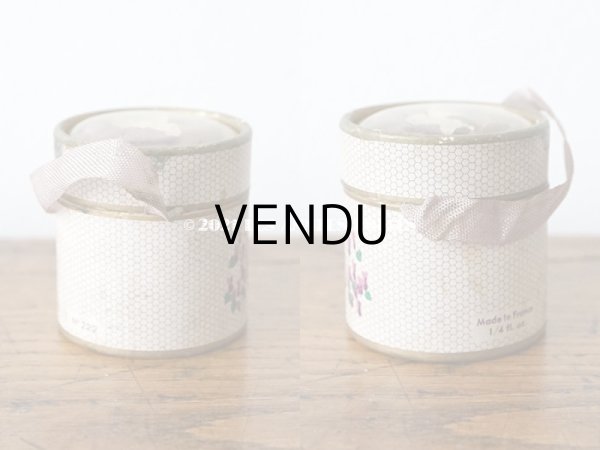 画像4: アンティーク とても小さな菫のパフュームボックス　＆　ボトル  ESSENCE VIOLETTES DE TOULOUSE - BERDOUES FRANCE - (4)