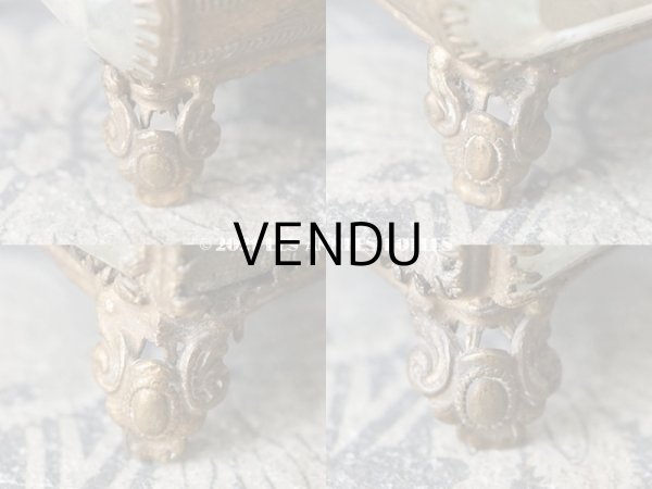 画像6: アンティーク 懐中時計 & ジュエリーボックス シャンパンゴールド & パウダーブルーのシルク製クッション (6)