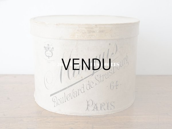 画像6: アンティーク ハットボックス - MAISON VILAIN - (6)