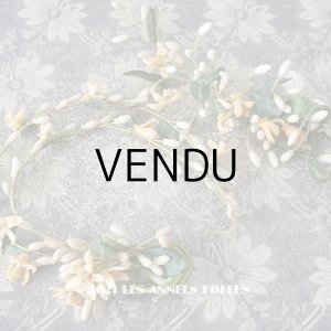 画像: アンティークワックスフラワーのティアラ & ブーケのセット ウェディング 結婚式 