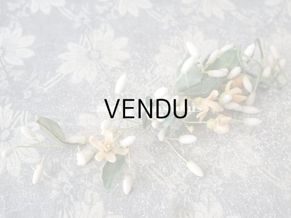 画像3: アンティークワックスフラワーのティアラ & ブーケのセット ウェディング 結婚式  (3)