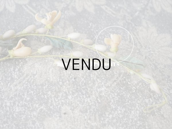 画像15: アンティークワックスフラワーのティアラ & ブーケのセット ウェディング 結婚式  (15)