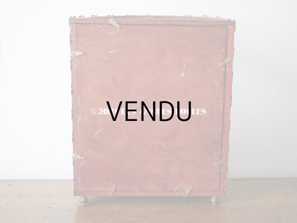 画像4: アンティーク グローブ・ド・マリエ 　淡いピンクオレンジ　ベルベットのクッション　 (4)