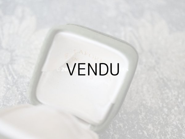 画像8: 1900年代 アンティーク  シルクサテンのリングボックス  カーキ　ジュエリーボックス (8)