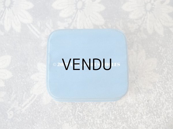 画像5: 1900年代 アンティーク  シルクサテンのジュエリーボックス  ブルーシェル (5)