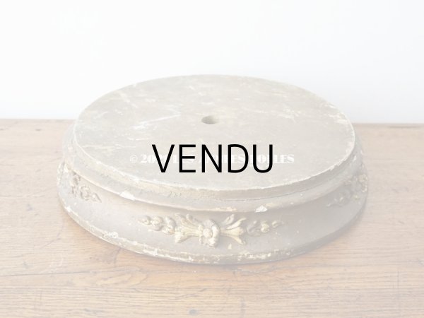 画像5: 19世紀末 アンティーク の大きな台座 35cm ルイ16世スタイル  (5)