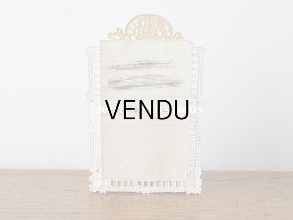 画像3: 1900年代 アンティーク  初聖体の立体カニヴェ 勿忘草 プルミエール・コミュニオン (3)