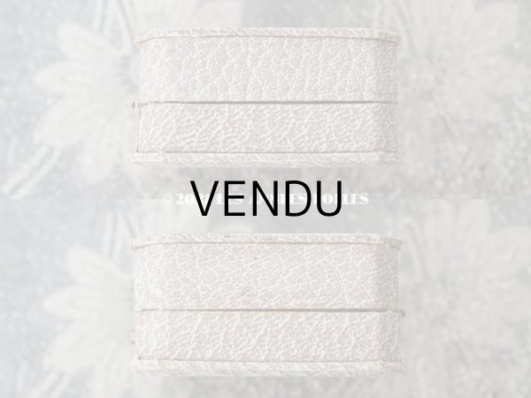 画像4: 1900年代 アンティーク ジュエリーボックス 金彩入り グレー (4)