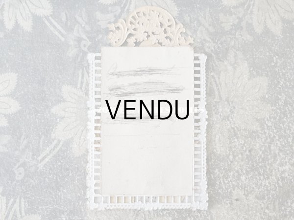 画像9: 1900年代 アンティーク  初聖体の立体カニヴェ 勿忘草 プルミエール・コミュニオン (9)