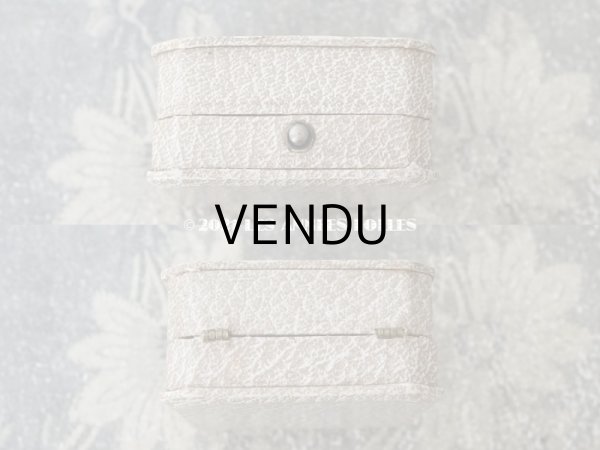 画像3: 1900年代 アンティーク ジュエリーボックス 金彩入り グレー (3)