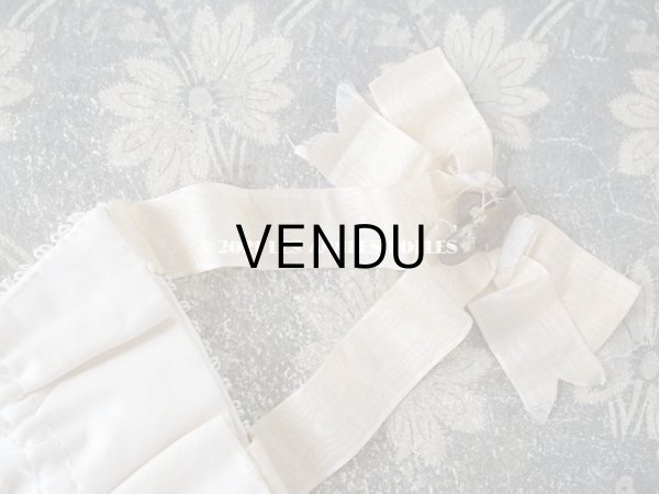 画像9: 1900年代 アンティーク シルク製 初聖体のオモニエール (9)