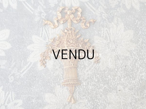 画像3: 1900年代 アンティーク  ローズパニエのオーナメント メタル製 サンプラー (3)