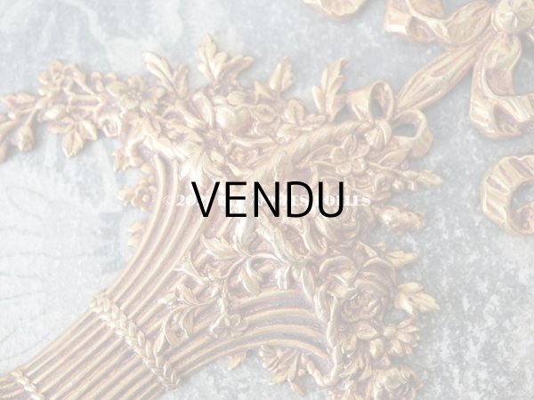 画像5: 1900年代 アンティーク  ローズパニエのオーナメント メタル製 サンプラー (5)