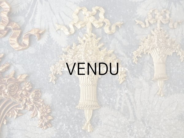 画像9: 1900年代 アンティーク  ローズパニエのオーナメント メタル製 サンプラー (9)