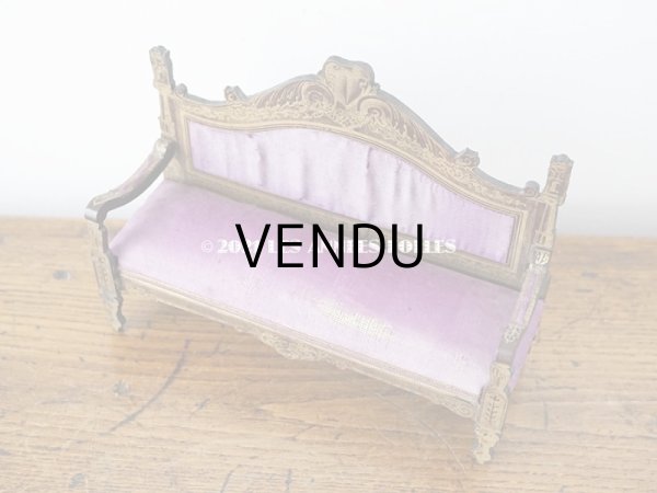 画像3: 19世紀 アンティーク  ミニョネット用　ソファ 家具　 (3)