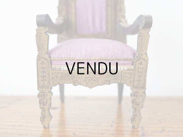 画像7: 19世紀 アンティーク  ミニョネット用　チェア　2点セット 家具　 (7)