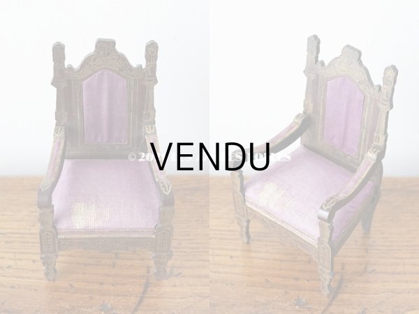 画像12: 19世紀 アンティーク  ミニョネット用　チェア　2点セット 家具　 (12)