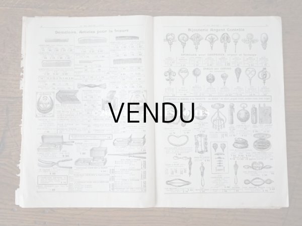 画像14: アンティーク ボンマルシェのカタログ　パフュームリー ・　ファン （扇) PARFUMERIE BROSSERIE EVENTAILS - AU BON MARCHE - (14)