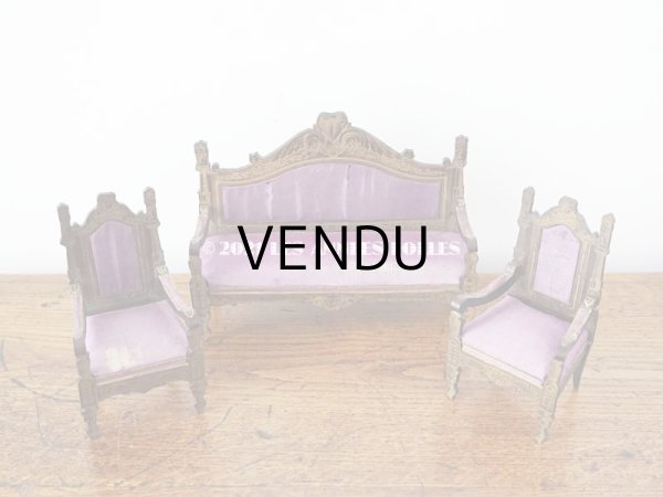 画像13: 19世紀 アンティーク  ミニョネット用　ソファ 家具　 (13)