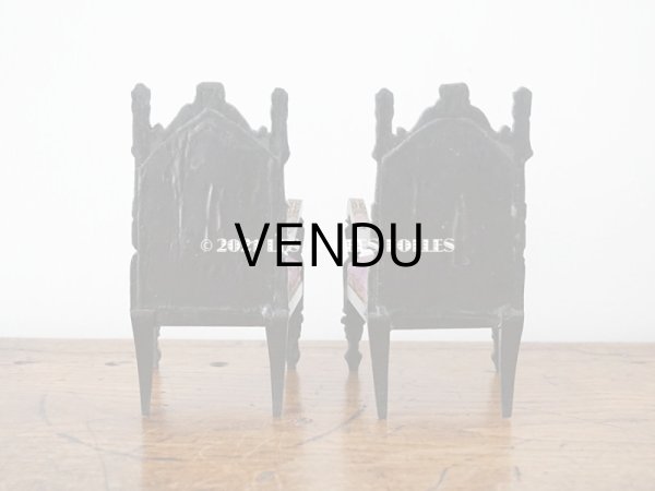画像3: 19世紀 アンティーク  ミニョネット用　チェア　2点セット 家具　 (3)