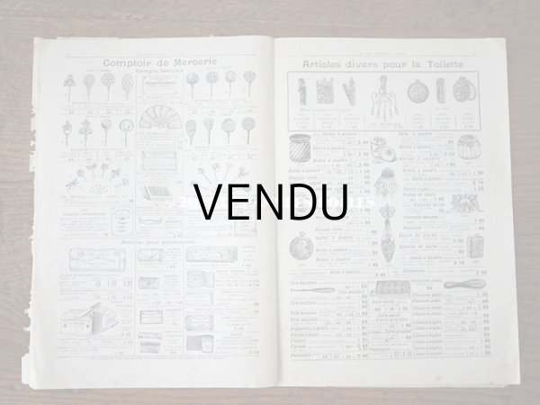 画像15: アンティーク ボンマルシェのカタログ　パフュームリー ・　ファン （扇) PARFUMERIE BROSSERIE EVENTAILS - AU BON MARCHE - (15)