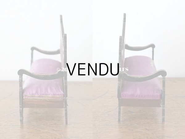 画像5: 19世紀 アンティーク  ミニョネット用　ソファ 家具　 (5)