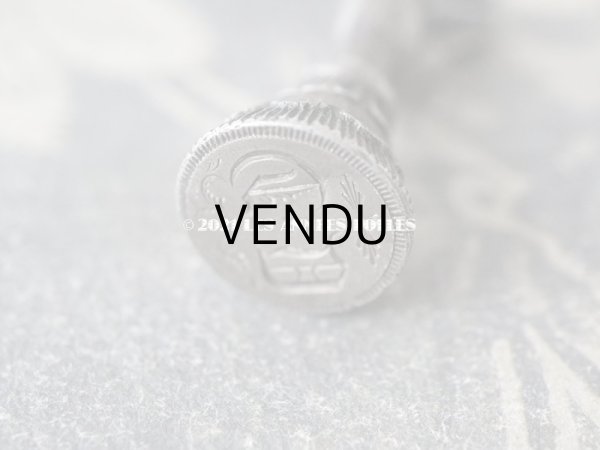 画像6: アンティーク 小さなシーリングスタンプ　手のモチーフ イニシャル 【C.D】4×1.6cm (6)