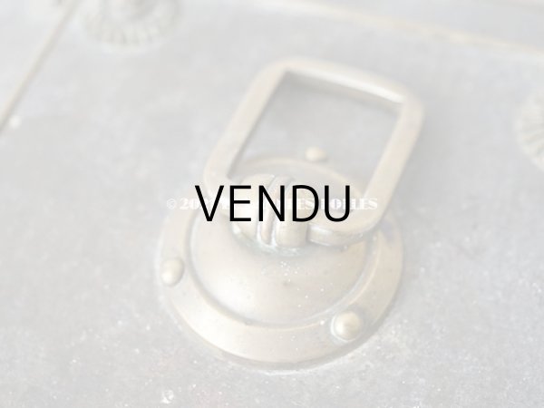 画像13: 19世紀 アンティーク ナポレオン3世時代 お菓子箱 ハンドル & 鍵穴　＆　脚付き チョコレートボックス 木箱  (13)