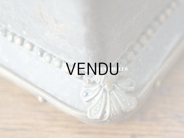 画像15: 19世紀 アンティーク ナポレオン3世時代 お菓子箱 ハンドル & 鍵穴　＆　脚付き チョコレートボックス 木箱  (15)