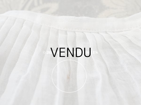 画像8: アンティーク プリーツリボン オフホワイト 1.5m  6.9cm幅   (8)