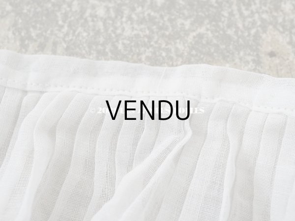 画像5: アンティーク プリーツリボン オフホワイト 1.5m  6.9cm幅   (5)