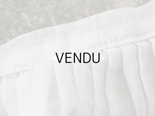 画像6: アンティーク プリーツリボン オフホワイト 1.5m  6.9cm幅   (6)