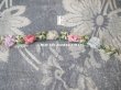 画像19: アンティーク シルク製 6色の薔薇のロココトリム  (19)