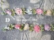 画像11: アンティーク シルク製 6色の薔薇のロココトリム  (11)