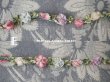 画像18: アンティーク シルク製 6色の薔薇のロココトリム  (18)