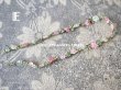 画像16: アンティーク シルク製 6色の薔薇のロココトリム  (16)
