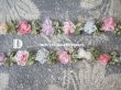 画像12: アンティーク シルク製 6色の薔薇のロココトリム  (12)
