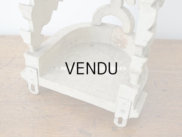 画像13: アンティーク 薔薇のガーランドのウォールシェルフ  (13)