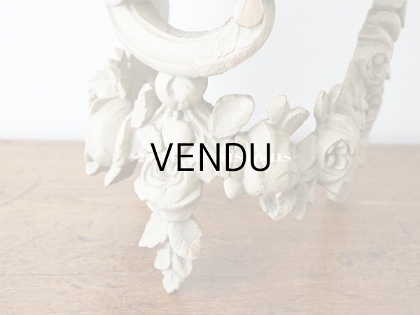 画像6: アンティーク 薔薇のガーランドのウォールシェルフ  (6)