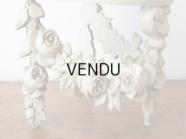 画像8: アンティーク 薔薇のガーランドのウォールシェルフ  (8)