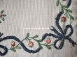 画像9: ＊蚤の市＊18世紀末 アンティーク シルク製 ポシェット イニシャル＆ファイヤーハートの刺繍入り (9)