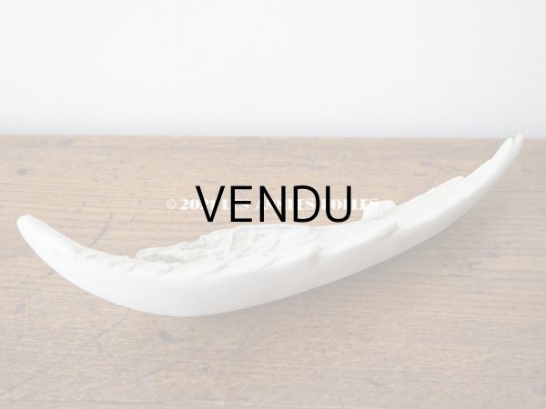 画像7: 1900年代 アンティーク 天使の羽 石膏のオーナメント  (7)