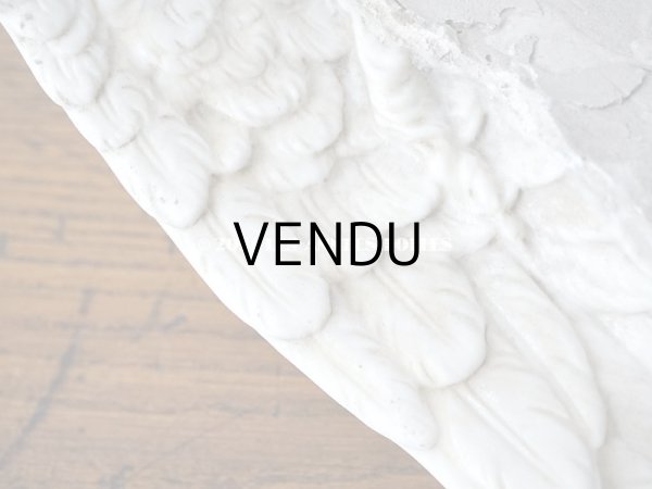 画像5: 1900年代 アンティーク 天使の羽 石膏のオーナメント  (5)