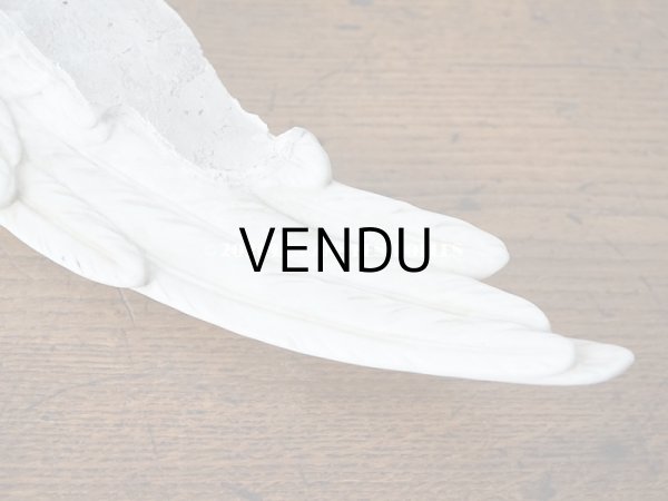 画像4: 1900年代 アンティーク 天使の羽 石膏のオーナメント  (4)