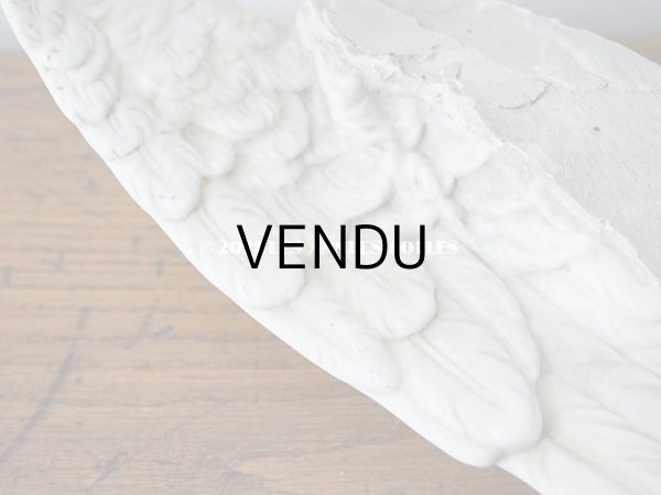 画像3: 1900年代 アンティーク 天使の羽 石膏のオーナメント  (3)