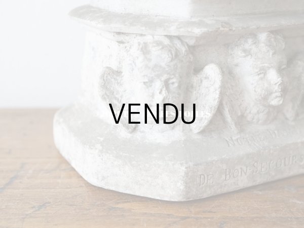 画像12: ＊蚤の市＊ 1900年代 アンティーク  聖母マリア＆幼いキリストの石膏像 (12)