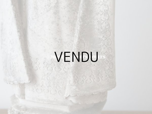 画像10: ＊蚤の市＊ 1900年代 アンティーク  聖母マリア＆幼いキリストの石膏像 (10)