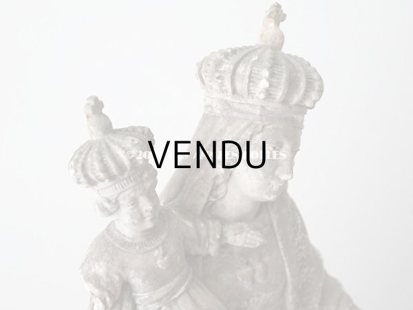 画像6: ＊蚤の市＊ 1900年代 アンティーク  聖母マリア＆幼いキリストの石膏像 (6)